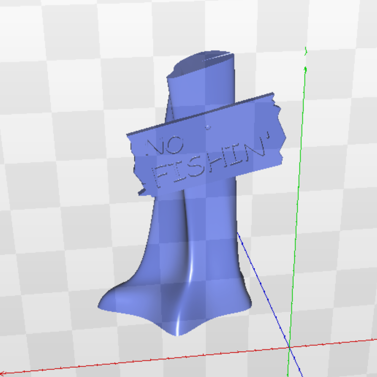 海洋生物鱼类NO FISHIN ORNAMENT-ADAM